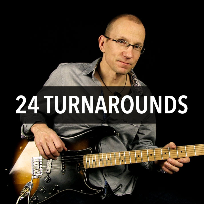24 Blues Turnarounds Academy Master Guitar 